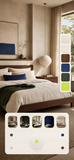 Bedroom design created with HabiVue