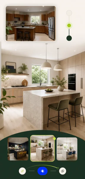 Kitchen design created with HabiVue